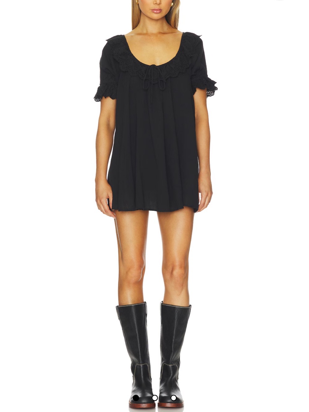 Toulouse Dress in Black Voile (NWT)